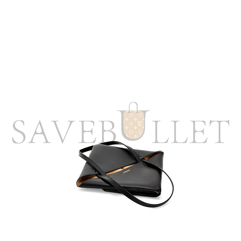 LOEWE MEDIUM PUZZLE FOLD TOTE IN SHINY CALFSKIN A657G50X01-1100 (31.5*25.5*14.5cm) LOEWE MEDIUM PUZZLE FOLD TOTE IN SHINY CALFSKIN A657G50X01-1100 (31.5*25.5*14.5cm)